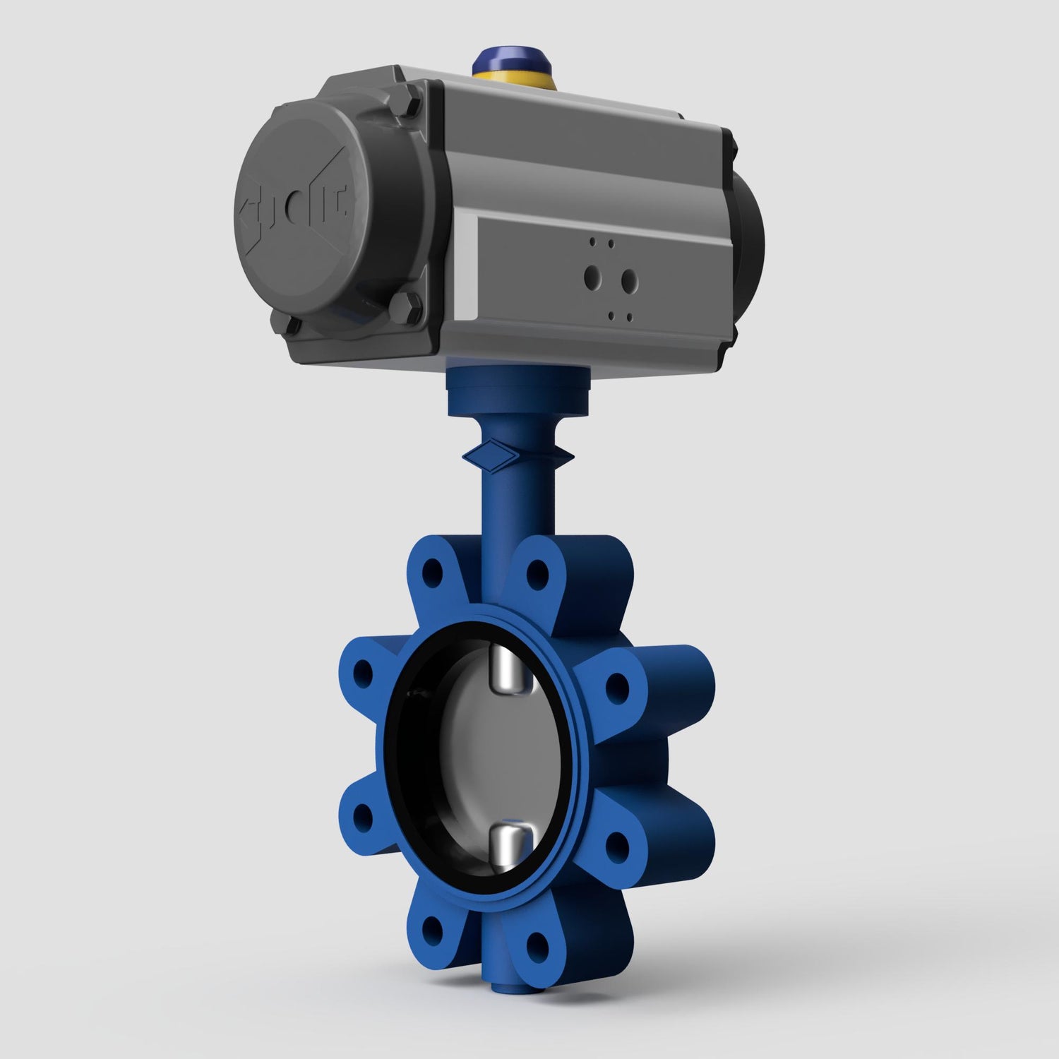 ARI-GESA-P Lugged Type Isolation Butterfly Valve - Pneumatic Actuator (Air Torque) - Steam Valves