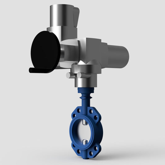 ARI-ZESA-E Wafer Type Isolation Butterfly Valve - Electric Actuator (AUMA) - Steam Valves