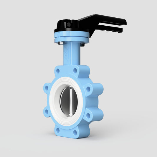 TTV Lugged Butterfly Valve - Food Grade Silicone Seat