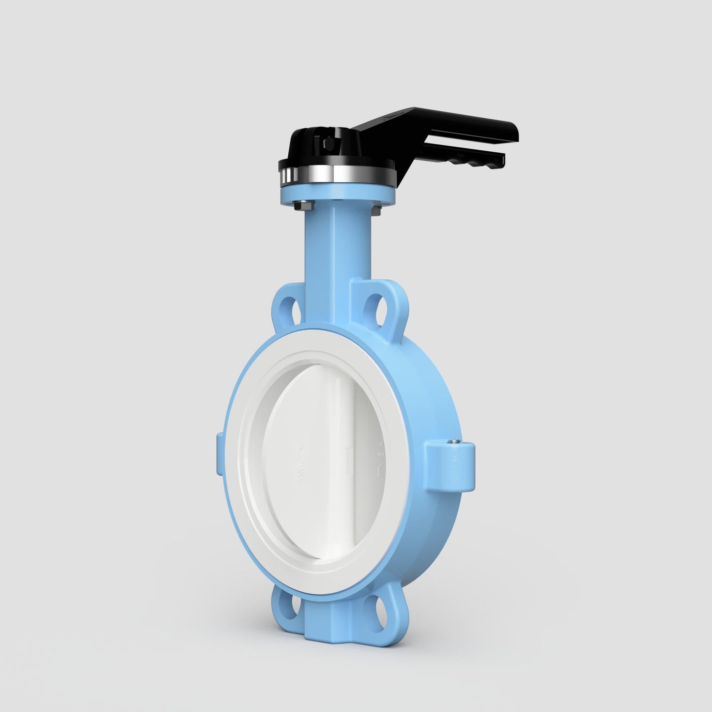 TTV PTFE Lined Wafer Butterfly Valve