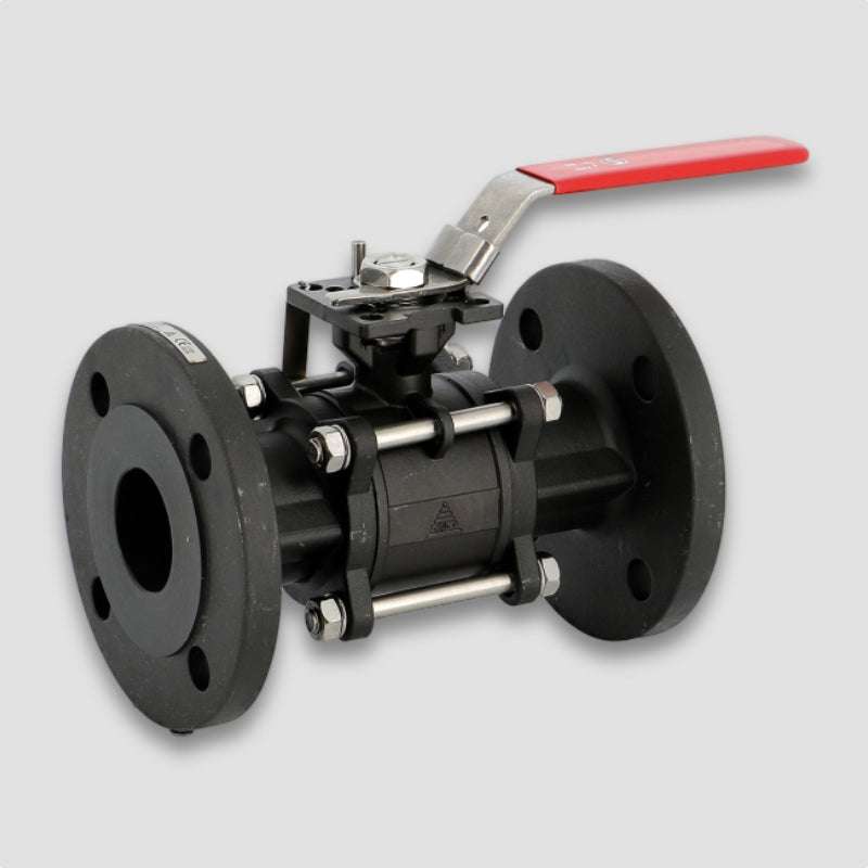 Sferaco Carbon Steel 3 Piece Flanged Ball Valve