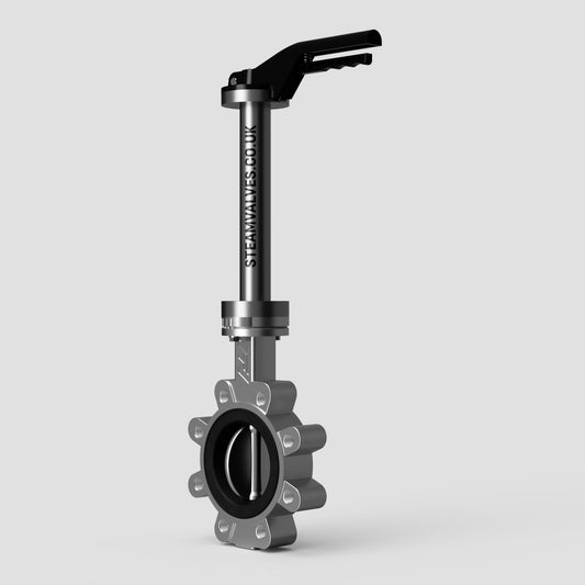 TTV Stainless Steel Lugged Butterfly Valve Steam Extension - EPDM Seat