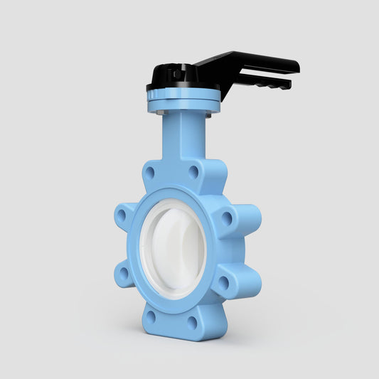 TTV PTFE Lined Lugged Butterfly Valve