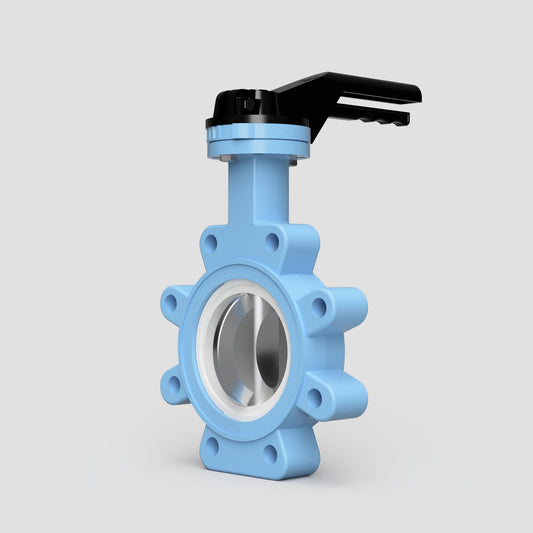 TTV PTFE Seat Lugged Butterfly Valve