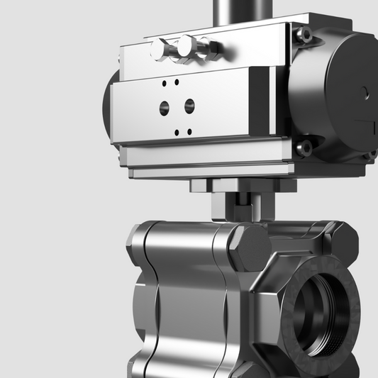 V-Tork Actuated Heavy Duty Stainless Steel Ball Valves