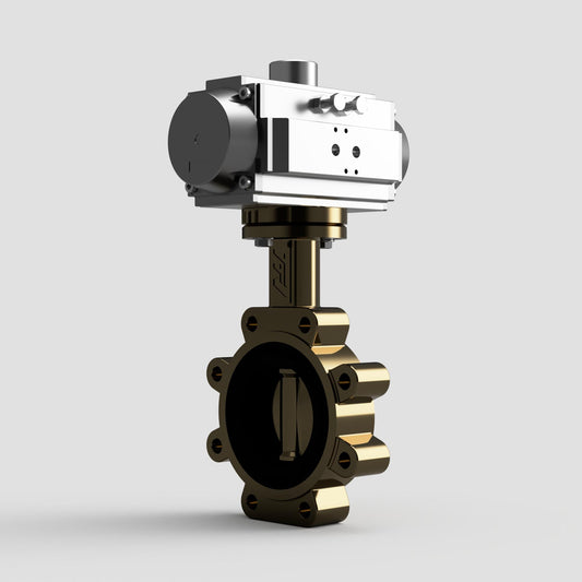 V-Tork Actuated Lugged Aluminium Bronze Butterfly Valve