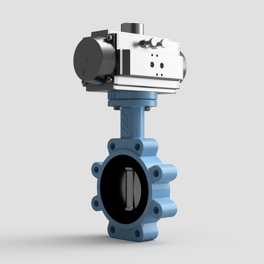 V-Tork Actuated Lugged Butterfly Valve